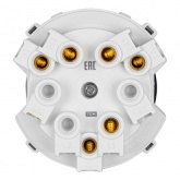 Кнопочный выключатель трехклавишный TDM Байкал 16А 250В фисташковый