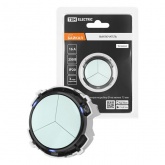 Кнопочный выключатель трехклавишный TDM Байкал 16А 250В фисташковый