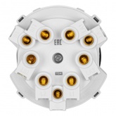 Кнопочный переключатель трехклавишный TDM Байкал 16А 250В фисташковый