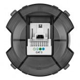 Розетка телефонная TDM Байкал RJ11 фисташковый