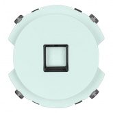 Розетка телефонная TDM Байкал RJ11 фисташковый