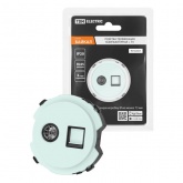 Розетка двойная TDM Байкал RJ45+TV розетка оконечная фисташковый