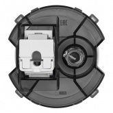 Розетка двойная TDM Байкал RJ45+TV розетка оконечная фисташковый