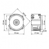 Выключатель акустический TDM Байкал фисташковый