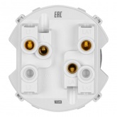 Выключатель двухклавишный TDM Байкал 16А 250В бронза