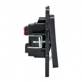 Механизм кнопки EKF 10А Стокгольм черный