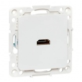 Механизм розетки EKF HDMI белый Стокгольм белый