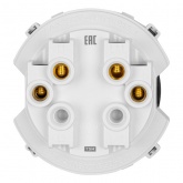 Кнопочный выключатель двухклавишный TDM Байкал 16А 250В бронза