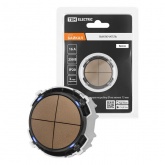 Кнопочный выключатель четырехклавишный TDM Байкал 16А 250В бронза