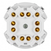 Кнопочный переключатель четырехклавишный TDM Байкал 16А 250В бронза