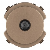 Розетка TDM Байкал TV проходная бронза