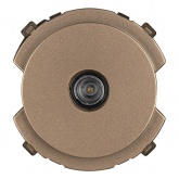 Розетка TDM Байкал TV оконечная бронза