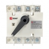 Рубильник-выключатель EKF PowerSwitch 100A 3P c рукояткой управления для прямой установки