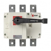 Рубильник-выключатель EKF PowerSwitch 630A 3P c рукояткой управления для прямой установки