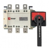 Рубильник-переключатель EKF PowerSwitch 160A 3P c рукояткой управления для прямой установки