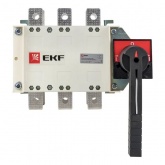 Рубильник-переключатель EKF PowerSwitch 250A 3P c рукояткой управления для прямой установки
