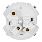 Розетка TDM Байкал 2П+З 16А 250В шторки шампань