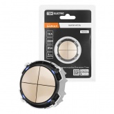 Кнопочный выключатель четырехклавишный TDM Байкал 16А 250В шампань