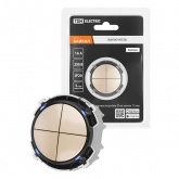 Кнопочный переключатель четырехклавишный TDM Байкал 16А 250В шампань