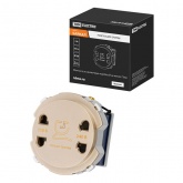 Розетка для бритвы TDM Байкал шампань