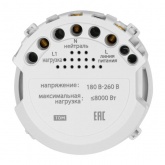 Выключатель карточный TDM Байкал 250В 8кВт шампань