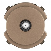 Розетка TDM Байкал TV/SAT оконечная бронза