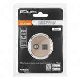 Розетка двойная TDM Байкал RJ45+TV розетка оконечная бронза
