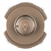 Светорегулятор TDM Байкал 500Вт универсальный поворотный бронза