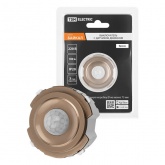 Выключатель с датчиком движения TDM Байкал 16А 250В бронза