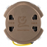 Розетка для бритвы TDM Байкал бронза