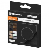 Рамка одиночная TDM Байкал агат алюминий текстурированный