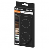 Рамка двойная TDM Байкал агат алюминий текстурированный