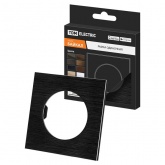 Рамка одиночная TDM Байкал агат алюминий шлифованный