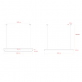 Светильник светодиодный Geometria Block SPO-114-B-40K-036 36W 4000K 3000Lm IP40 1200x130x50