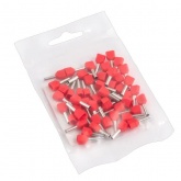 Наконечник штыревой втулочный изолированный двойной EKF НШВИ2 1,0-8 мм2 (50шт)