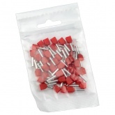 Наконечник штыревой втулочный изолированный двойной EKF НШВИ2 1.0-10 мм2 (50шт)