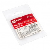 Наконечник штыревой втулочный изолированный EKF НШВИ 0,25-8 (50шт)