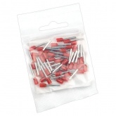 Наконечник штыревой втулочный изолированный EKF НШВИ 1,0-12 (50шт)