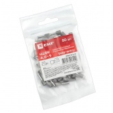 Наконечник штыревой втулочный изолированный EKF НШВИ 4,0-9 (50шт)