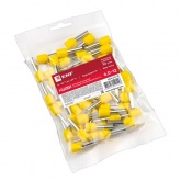 Наконечник штыревой втулочный изолированный EKF НШВИ 6,0-12 (50шт)