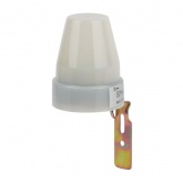 Датчик освещенности (Фотореле) ЭРА DF 302 настенный, максимальная нагрузка 2200 ВА серый IP44