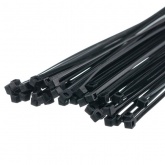 Стяжка Systeme Electric кабельная нейлоновая 200х2,5 УФ в пакете с замком ЗИП-ЛОК чёрная [уп.100шт]