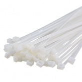 Стяжка Systeme Electric кабельная нейлоновая 380х7,6 в пакете с замком ЗИП-ЛОК белая [уп.100шт]