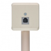 Кабель-канал ПВХ Systeme Electric MultiSet 20x12 арочной формы кремовый 2м (кабельный короб)