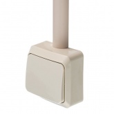 Кабель-канал ПВХ Systeme Electric MultiSet 20x12 арочной формы кремовый 2м (кабельный короб)