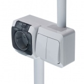 Кабель-канал ПВХ Systeme Electric MultiSet 20x12 арочной формы серый 2м (кабельный короб)