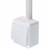 Кабель-канал ПВХ Systeme Electric MultiSet 20x12 арочной формы белый 2м (кабельный короб)