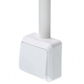 Кабель-канал ПВХ Systeme Electric MultiSet 20x12 арочной формы белый 2м (кабельный короб)