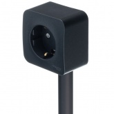 Кабель-канал ПВХ Systeme Electric MultiSet 30x13 арочной формы антрацит 2м (кабельный короб)