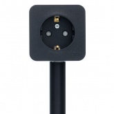 Кабель-канал ПВХ Systeme Electric MultiSet 30x13 арочной формы антрацит 2м (кабельный короб)